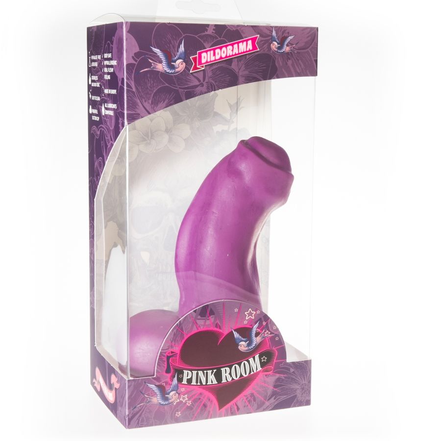 PINK ROOM - NESTOR DILDO REALISTA ROXO 16,5 CM - Sexshoptuga 