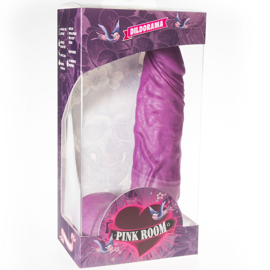 PINK ROOM - CHEMS DILDO REALISTA ROXO 20 CM - Sexshoptuga 