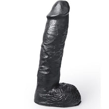 HUNG SYSTEM - DILDO REALÍSTICO PRETO COR MICKEY 24 CM - Sexshoptuga 