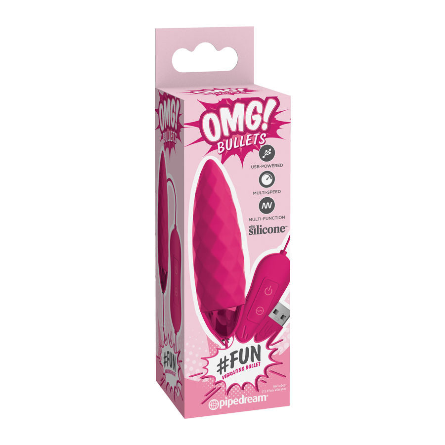 OMG - FUN VIBRATING BULLET PINK LUXE - Sexshoptuga 