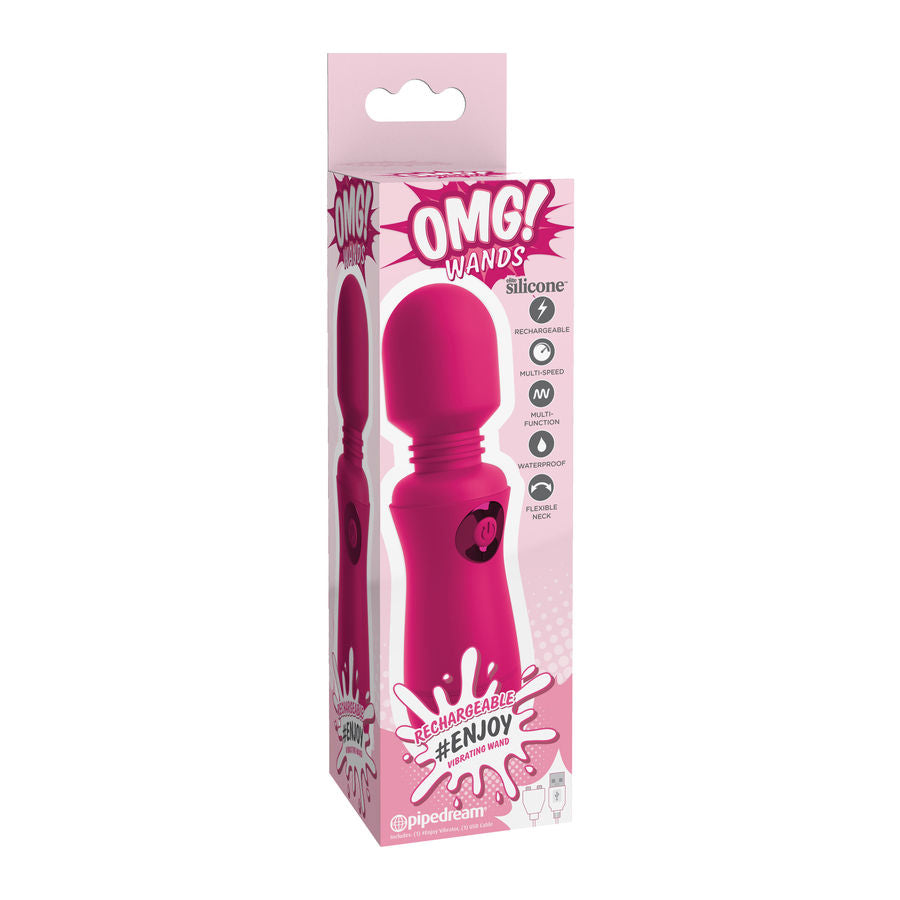 OMG - APROVEITE A VIBRADORA VIBRADOR ROSA - Sexshoptuga 