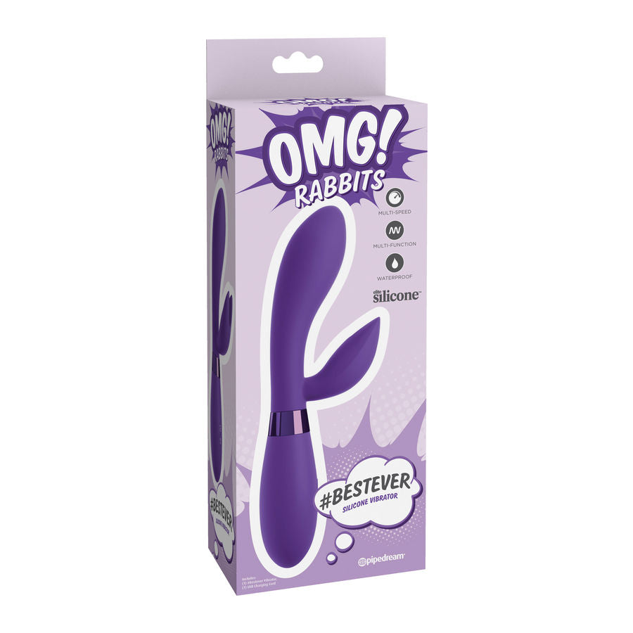 OMG - BESTEVER SILICONE VIBRATOR LILAC - Sexshoptuga  Sexshoptuga 