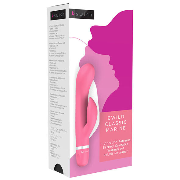 B SWISH - BWILD CLSSICO MARINE COELHO VIBRADOR GOIABA - Sexshoptuga  Sexshoptuga 