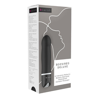 B SWISH - VIBRADOR BDESIRED DELUXE PRETO - Sexshoptuga 