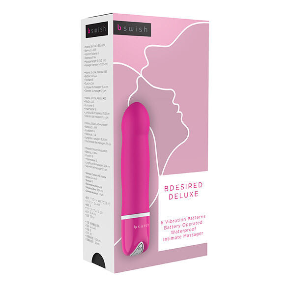 B SWISH - VIBRADOR BDESIRED DELUXE ROSA - Sexshoptuga  Sexshoptuga 