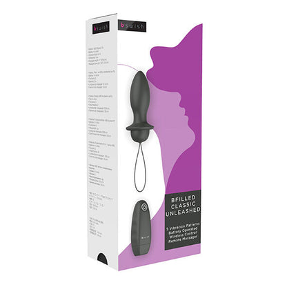 B SWISH - PLUG VIBRANTE CLSSICO BFILLED PRETO - Sexshoptuga 