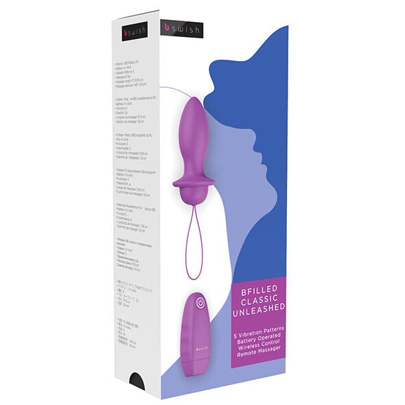 B SWISH - BFILLED CLSSICO VIBRADOR PLUG ORQUÍDEA - Sexshoptuga  Sexshoptuga 