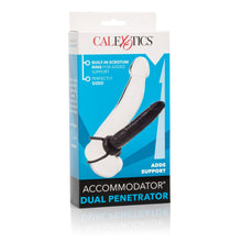 CALEXOTICS - ACOMODADOR DUPLO PENETRADOR PRETO - Sexshoptuga  Sexshoptuga 