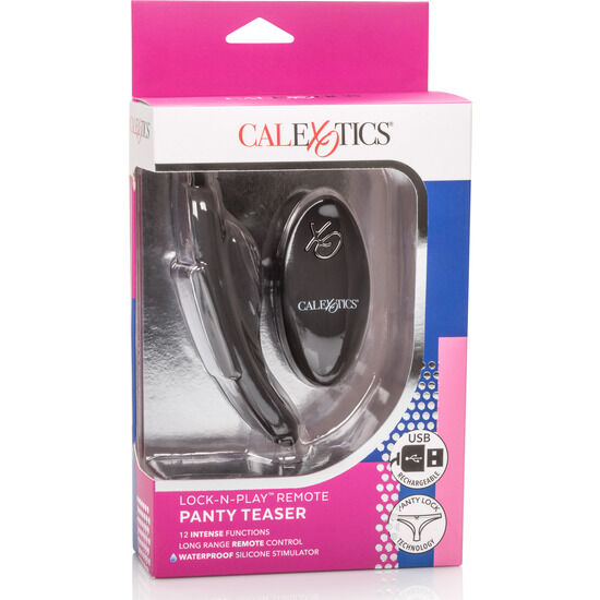 CALEXOTICS - XO REMOTE LOCK N PLAY PANTY TEASER - Sexshoptuga  Sexshoptuga 