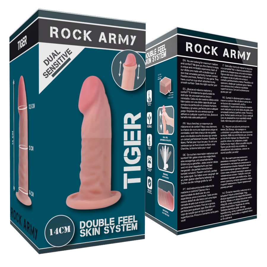 ROCKARMY - DUAL DENSITY TIGER 14 CM -O- 4.46 CM Sexshoptuga 