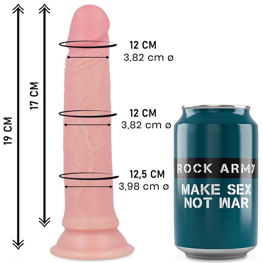 ROCKARMY - LIQUID SILICONE PREMIUM AVENGER REALISTIC 19 CM -O- 3.98 CM Sexshoptuga 