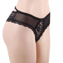 QUEEN LINGERIE - CALCINHA DE RENDA FLORAL S/M - Sexshoptuga 