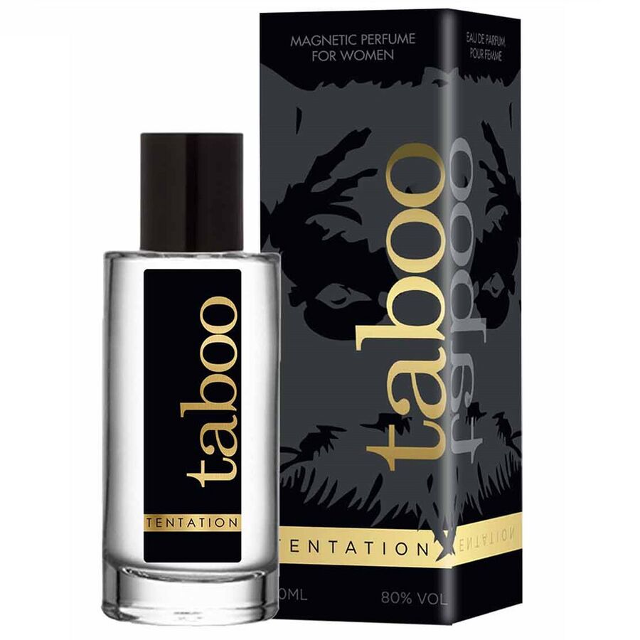 RUF - PERFUME TABOO TENTATION COM FEROMONAS PARA ELA 50ML - Sexshoptuga 