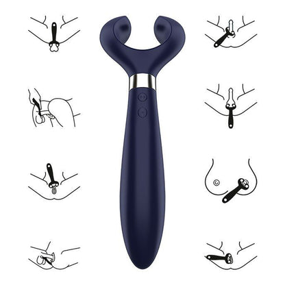 SATISFYER - ENDLESS FUN MULTI VIBRADOR 3 AZUL - Sexshoptuga 