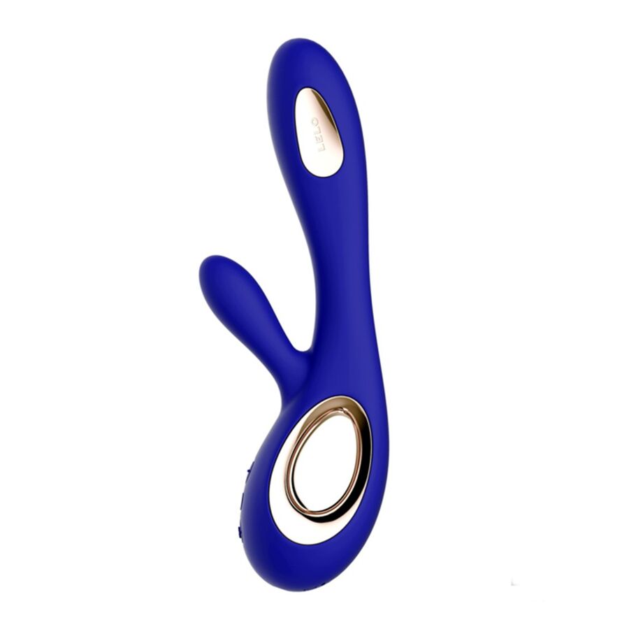 LELO - SORAYA WAVE VIBRADOR COELHO MEIA NOITE AZUL - Sexshoptuga 