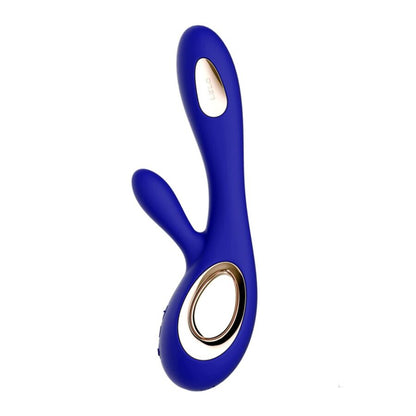 LELO - SORAYA WAVE VIBRADOR COELHO MEIA NOITE AZUL - Sexshoptuga 