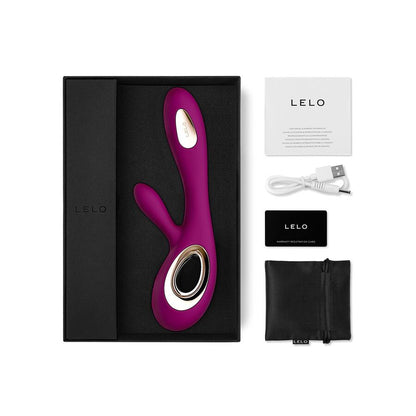 LELO - SORAYA WAVE VIBRADOR COELHO DEEP ROSE - Sexshoptuga 