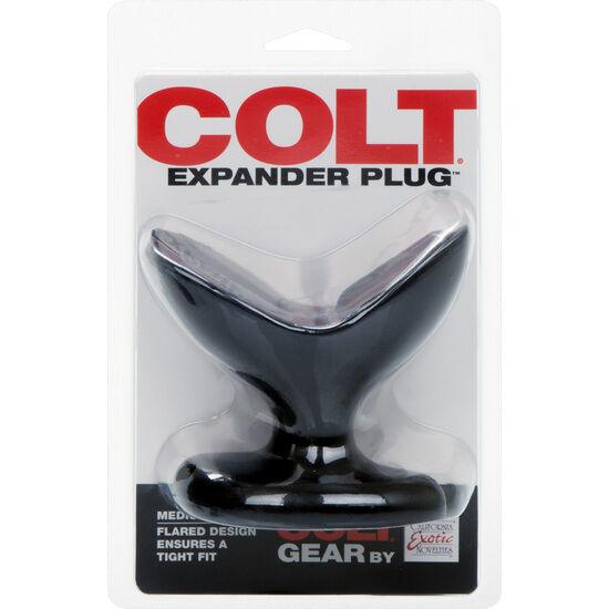 CALEXOTICS - PLUG EXPANSOR COLT MÉDIO PRETO - Sexshoptuga 