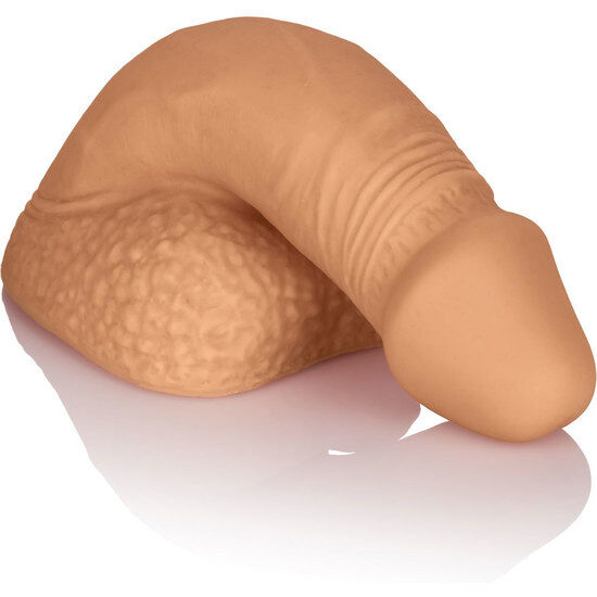 CALEXOTICS - EMBALAGEM DE SILICONE PÊNIS 12.75 CM CARAMELO - Sexshoptuga 