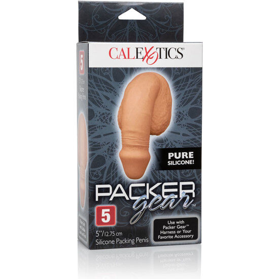 CALEXOTICS - EMBALAGEM DE SILICONE PÊNIS 12.75 CM CARAMELO - Sexshoptuga  Sexshoptuga 