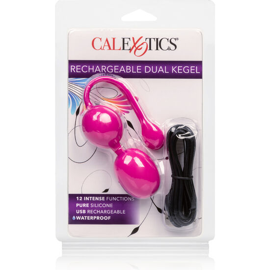 CALEXOTICS - RECARREGVEL DUPLO KEGEL ROSA - Sexshoptuga 