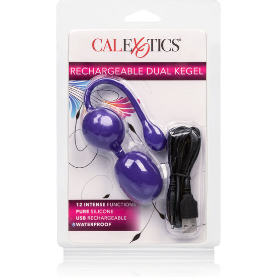 CALEXOTICS - RECARREGVEL DUPLO KEGEL ROXO - Sexshoptuga  Sexshoptuga 