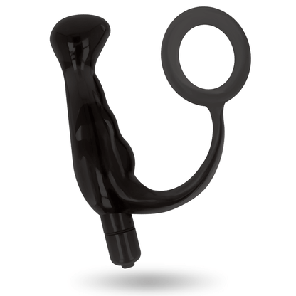 ADDICTED TOYS - VIBRADOR- PROST TICO PRETO 10 CM - Sexshoptuga 