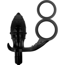 ADDICTED TOYS - PLUG ANAL COM ANEL DUPLO PRETO - Sexshoptuga  Sexshoptuga 