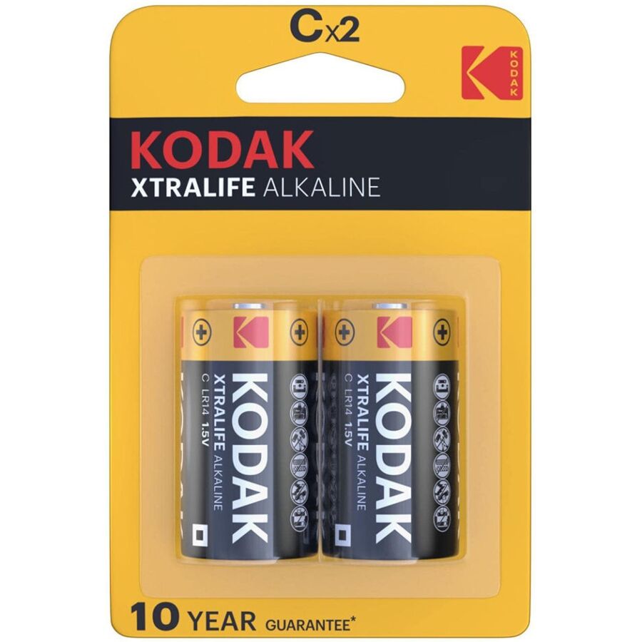 KODAK - BATERIAS ALCALINAS XTRALIFE CX 2 UNIDADES - Sexshoptuga  Sexshoptuga 