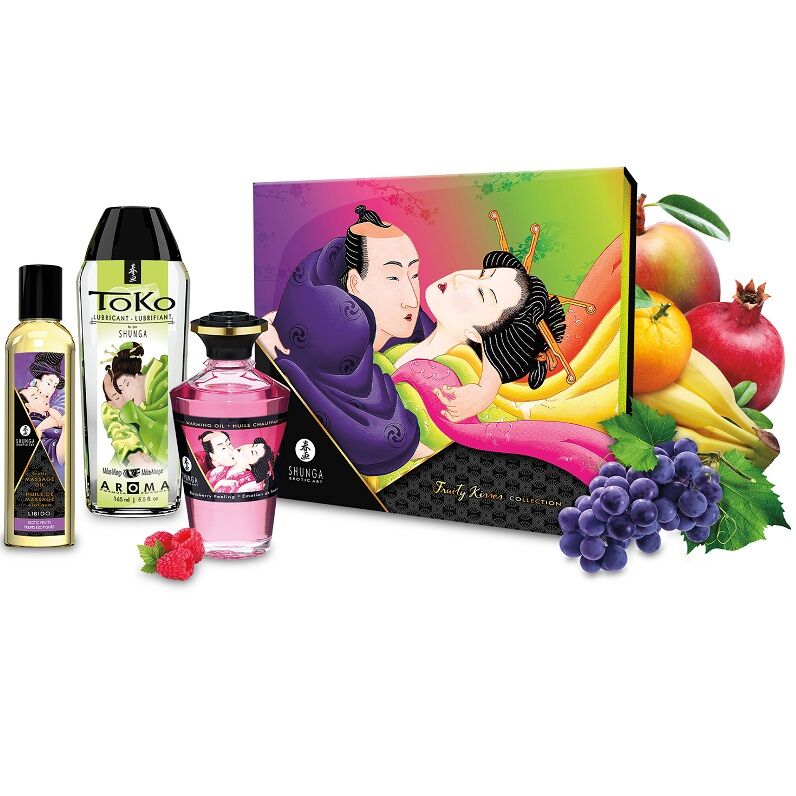 SHUNGA - KIT COLEÇÃO FRUITY KISSES - Sexshoptuga  Sexshoptuga 