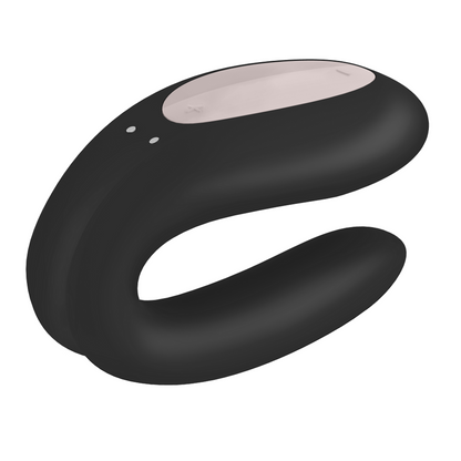 SATISFYER - DOUBLE JOY CON APP PRETO - Sexshoptuga 