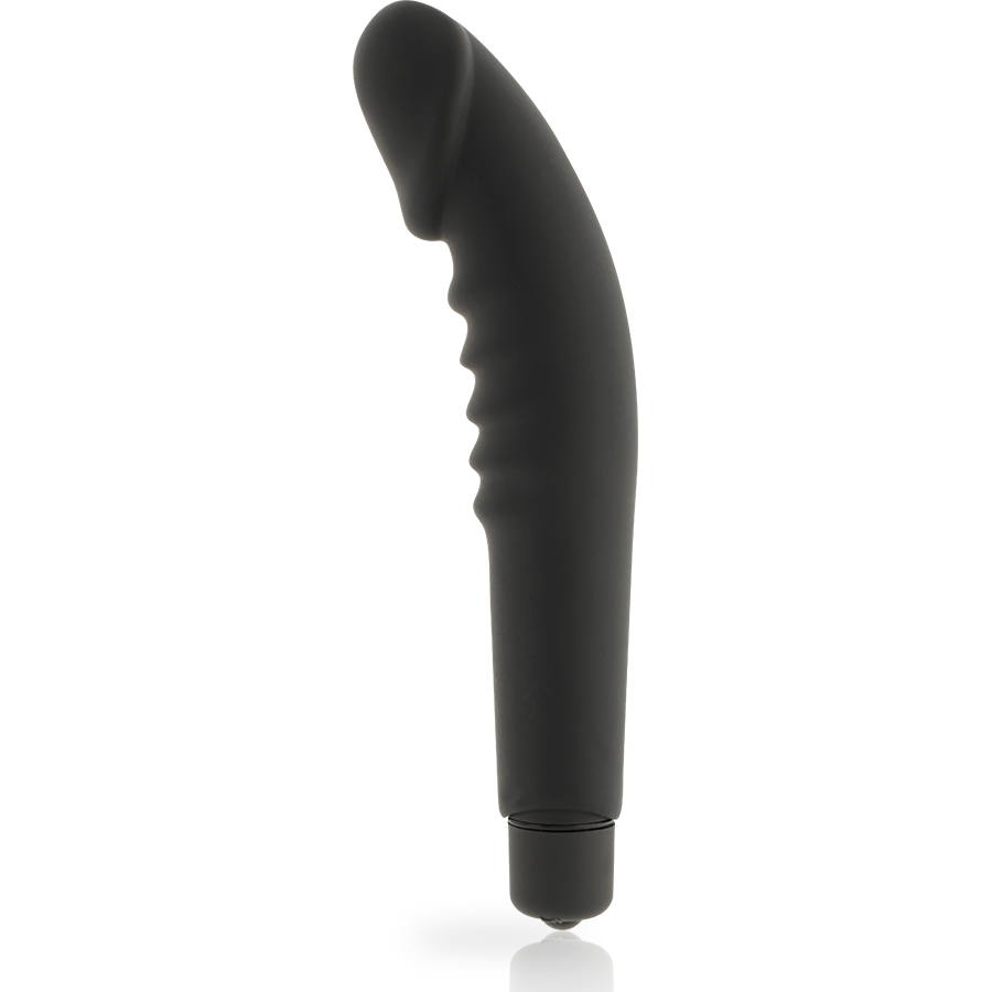 DOLCE VITA - REALISTIC PLEASURE BLACK SILICONE - Sexshoptuga  Sexshoptuga 