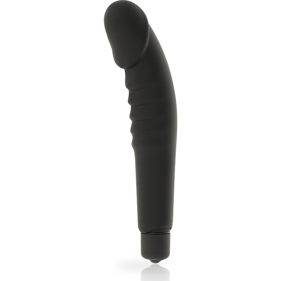 DOLCE VITA - REALISTIC PLEASURE BLACK SILICONE - Sexshoptuga  Sexshoptuga 