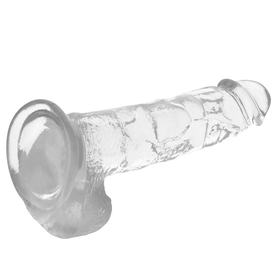 X RAY - DILDO TRANSPARENTE COM BOLAS 22 CM -O- 4.6 CM Sexshoptuga 