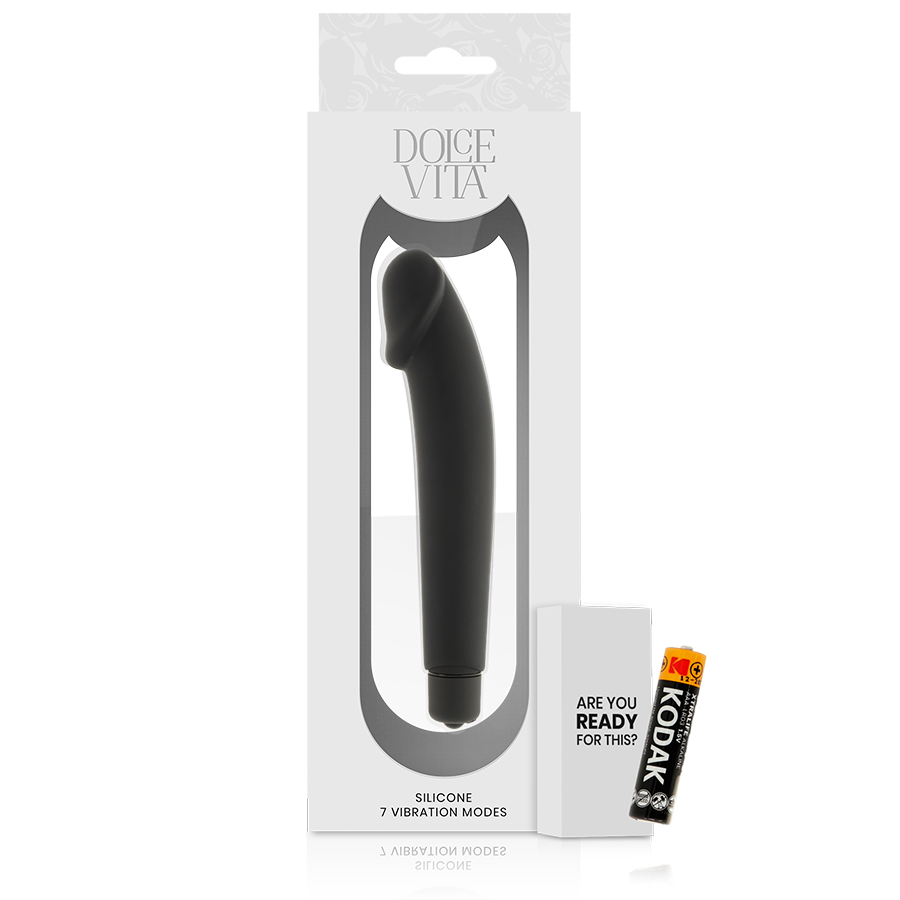 DOLCE VITA - REALISTIC BLACK SILICONE - Sexshoptuga  Sexshoptuga 