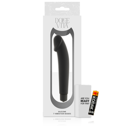 DOLCE VITA - REALISTIC BLACK SILICONE - Sexshoptuga 