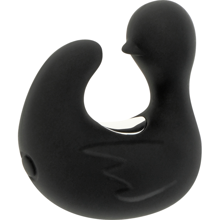 BLACK&SILVER - DEDAL DE PATO ESTIMULANTE DE SILICONE RECARREGÁVEL DUCKYMANIA - Sexshoptuga 