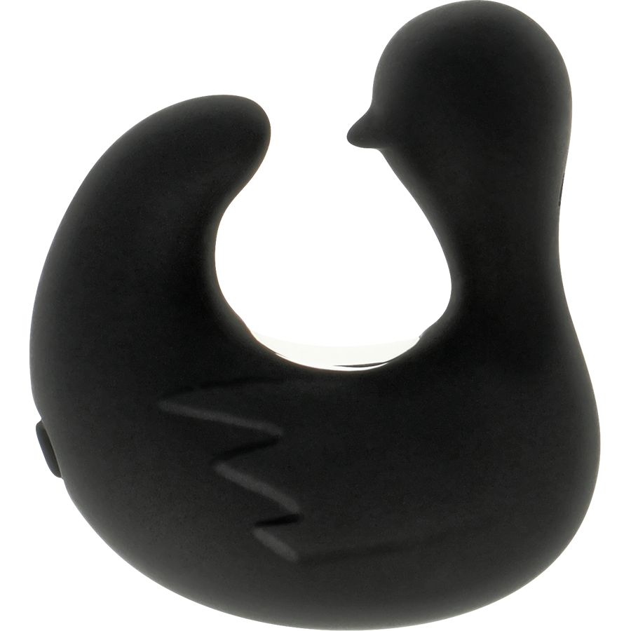 BLACK&SILVER - DEDAL DE PATO ESTIMULANTE DE SILICONE RECARREGÁVEL DUCKYMANIA - Sexshoptuga  Sexshoptuga 