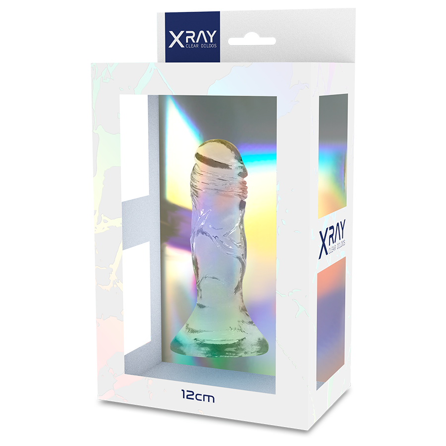 X RAY - DILDO TRANSPARENTE 12 CM -O- 2.6 CM Sexshoptuga 