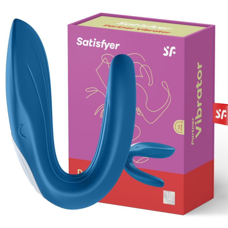 SATISFYER - PARTNER TOY WHALE VIBRATOR ESTIMULANDO AMBOS OS PARTNERS EDIÇÃO 2020 - Sexshoptuga  Sexshoptuga 