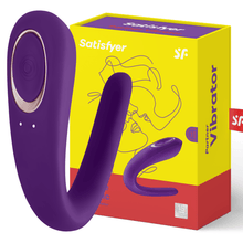 SATISFYER - VIBRADOR DE BRINQUEDO DO PARCEIRO ESTIMULANDO AMBOS OS PARCEIROS - Sexshoptuga  Sexshoptuga 