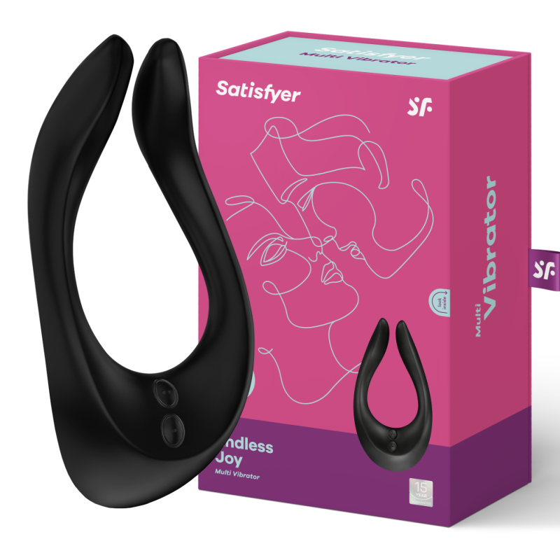 SATISFYER - PARCEIRO MULTIFUN 2 PRETO - Sexshoptuga 