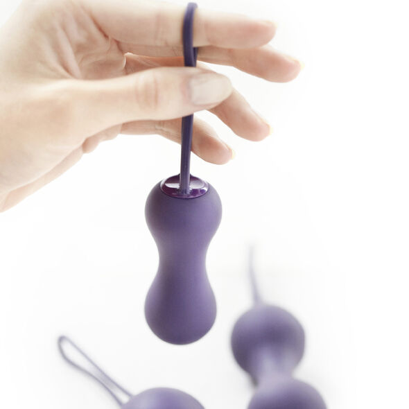 JE JOUE - BOLAS DE KEGEL AMI - ROXO - Sexshoptuga  Sexshoptuga 