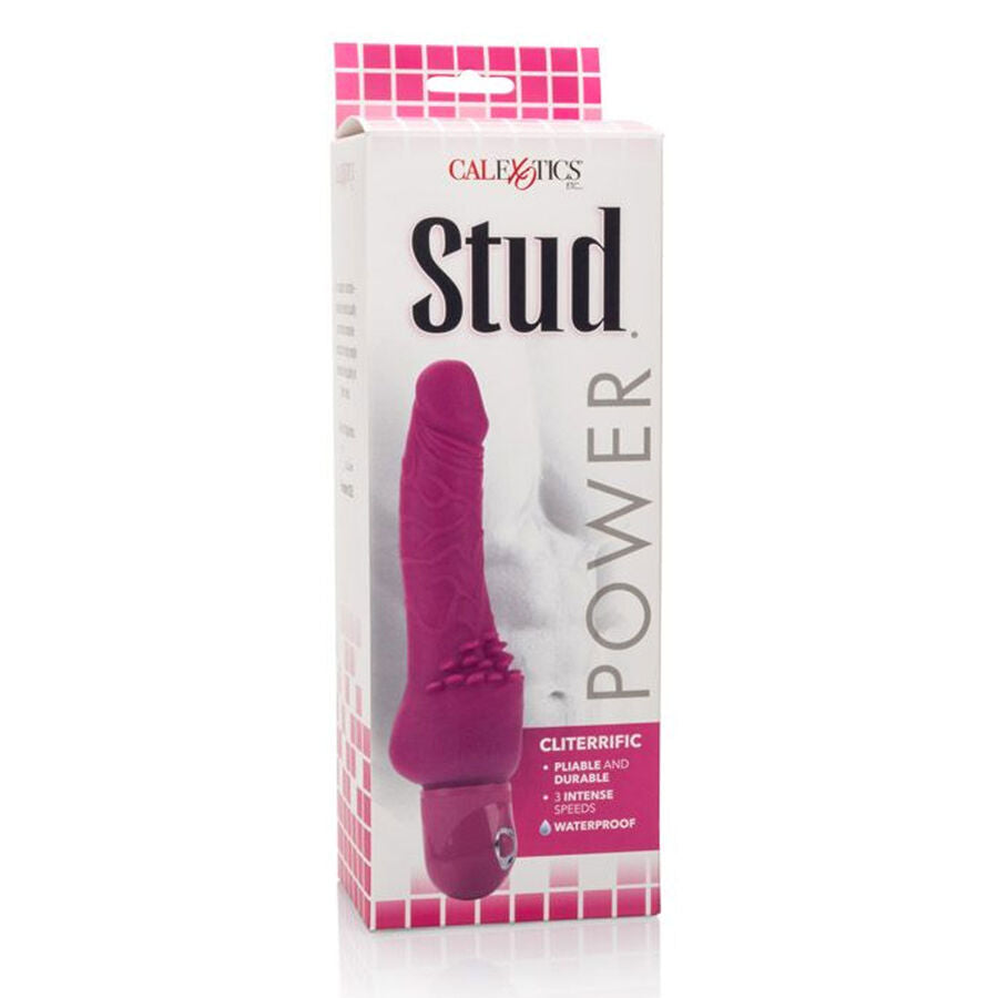 CALEXOTICS - VIBRADOR POWER STUD CLITERRIFIC ROSA - Sexshoptuga  Sexshoptuga 