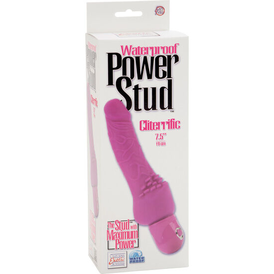 CALEXOTICS - VIBRADOR POWER STUD CLITERRIFIC ROSA - Sexshoptuga  Sexshoptuga 