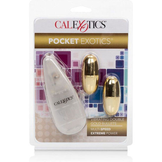 CALEXOTICS - BALAS VIBRATÓRIAS GOLD DUO - Sexshoptuga 