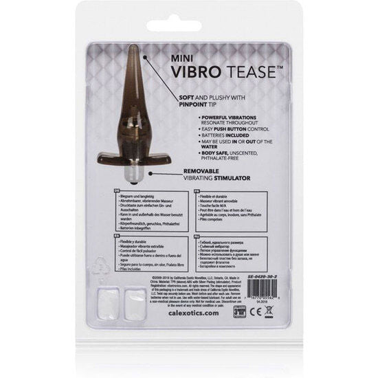 CALEXOTICS - MINI VIBRO TEASE PRETO - Sexshoptuga 