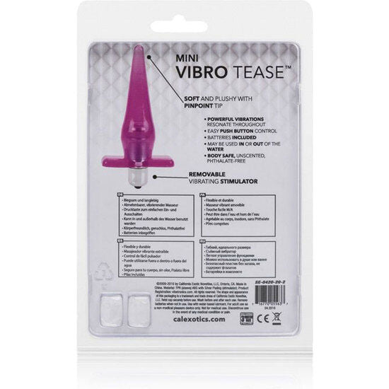 CALEXOTICS - MINI VIBRO TEASE ROSA - Sexshoptuga 