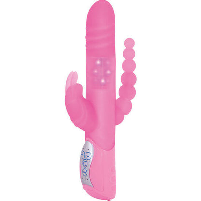 SEVEN CREATIONS - E COELHO TRIPLE PLAYVIBRADOR DE ESTIMULAO TRIPLA ROSA - Sexshoptuga 