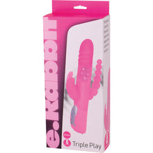 SEVEN CREATIONS - E COELHO TRIPLE PLAYVIBRADOR DE ESTIMULAO TRIPLA ROSA - Sexshoptuga  Sexshoptuga 